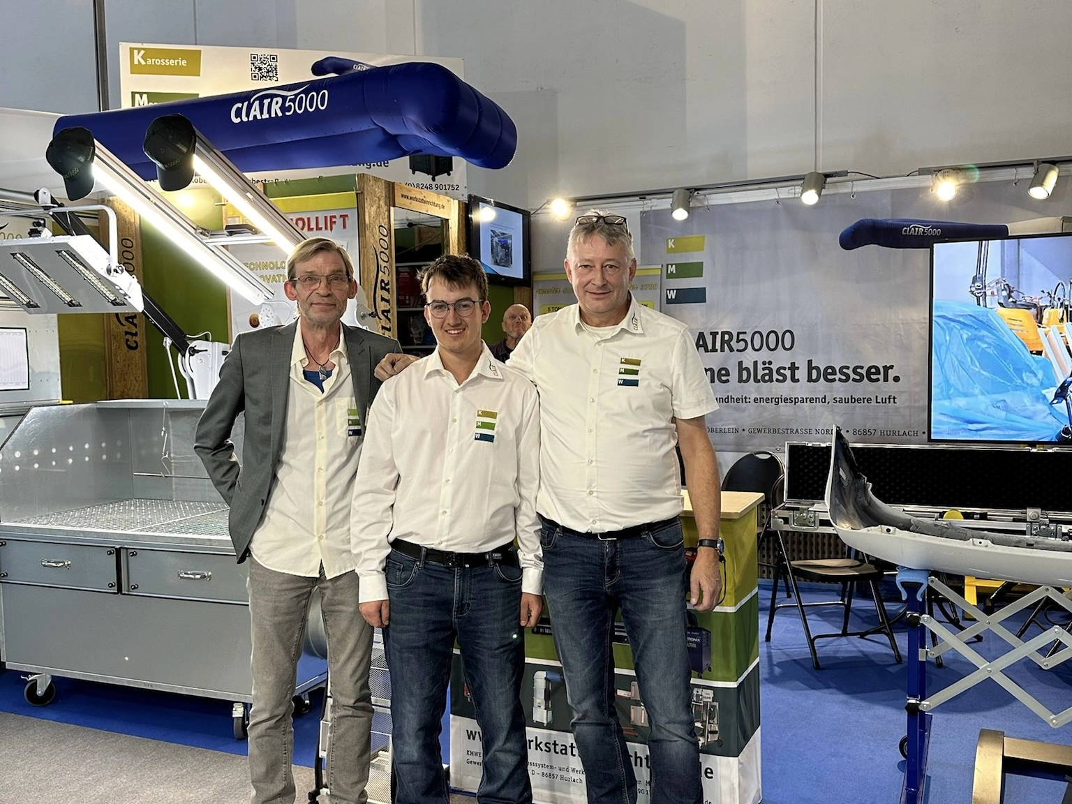 KMWE Team auf der Messe
